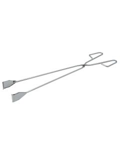 Barbecue catcher, "Mr.Grill, steel, silver, 28 cm