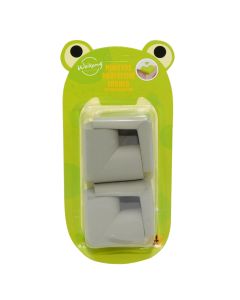 Table protector, rubber, grey, 5.5x5.5x3.5 cm, 4 pcs