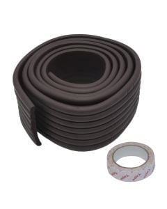 Table protector, rubber, brown, 8cmx2m, 1 piece