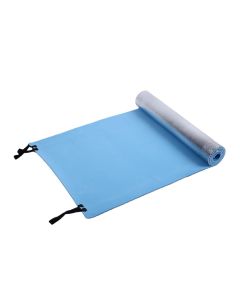 Camping mat, aluminium film, grey, 180x60x0.6 cm