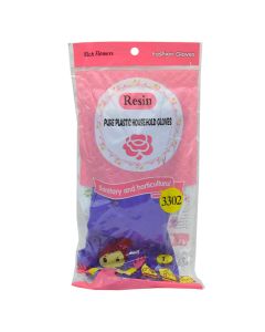 Cleaning Gloves, "Household", large, kuqe-pink, latex, 1 pair