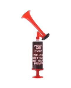 Air horn,"Echo", for party, plastic, 24 cm, red, 1 piece