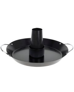 Barbecue chicken holder, "Grill", non stick, black 30.5x25x3.8 cm, 1 piece