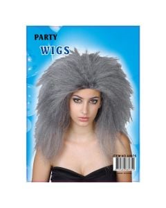 One toner long hair hag wig, grey