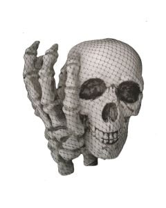Bag of breaking accessories halloweeni, plastic, 25x18x21 cm, whie