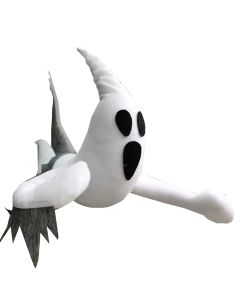 Ghost crasher, foam, 50x13x35 cm, white
