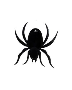 Spider decoration, 2x3 cm, 6 pieces, black