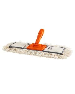 Floor cleaner "Perfetto", metal holder, cotton-polyester, 60 cm, white, 1 piece