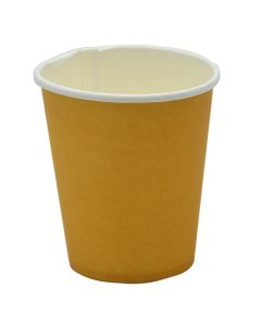 Cup, "Happy party", for birthday, cardboard, 220 ml, gold, 6 pcs, 1 pack