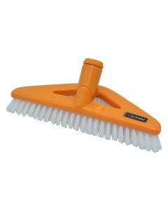 Cleaning broom, "Perfetto Rotevolution", plastic, 33 cm, orange, grey, 1 piece