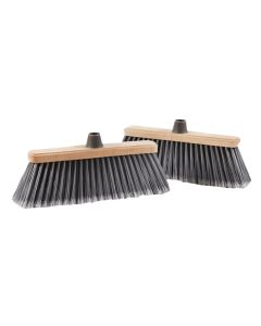 Cleaning broom, "Perfetto Spazzesterni", plastic, 28 cm, orange, 1 piece
