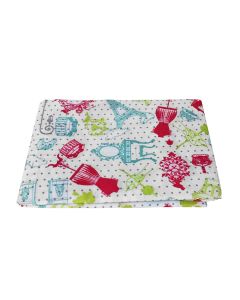Tablecloth, polyester, pink, 140x180 cm