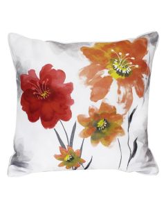 Decorative pillow, 100% polyester-fibre, white, 40x40 cm