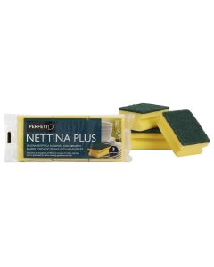 Sponge,  "Perfetto", synthetic, green, 3 Pieces