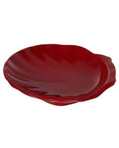 Peanuts container, Size: D.10 x2.5 cm, Color: Red, Material: Melamine