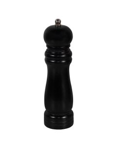 Pepper holder, Size: 20 cm, Color: Black, Materiali: Wooden/Metallic