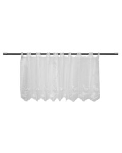 Curtain, polyester, white, 145x60 cm
