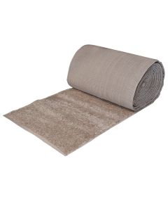 Rug, shaggy, polypropylen, beige, 80 cm