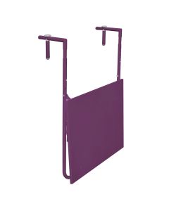 Folding table, metallic, purple, 60x62.5 cm,