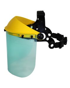 Transparent face shield,  polycarbonate