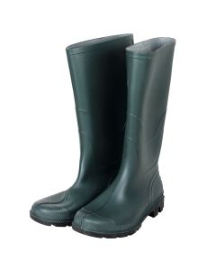 Long boots, PVC, green, nr 38