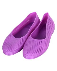 The garden shoes with holes, Size: No. 36, Color: Purple, Material: PVC