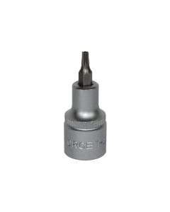 Star tamperproof socket bit, FORCE, chrome-vanadium, 1/2"T-20H
