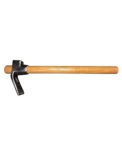 Adze, steel forged/wood, 450 gr, 13cm