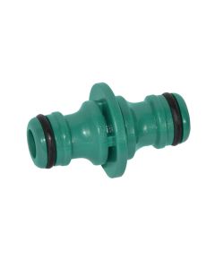 One way snap in coupling, polypropylene, 1/2"