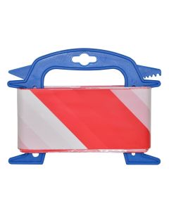 Barrier tape with dispenser , plastic, orange, 7.5 cm x 100 m