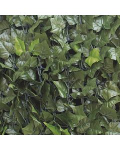 Artificial leaf fence, Verdelook Ivy, 150x300 cm, 680 gr/m², 736 leaves/m², green color