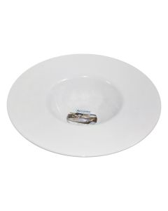 Intensity deep dish, size:24xH6cm Color: White, Material: Porcelain
