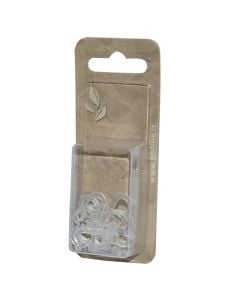 Plastic clip for curtains, Size: Dia.7mm, Color: White, Material: Plastic
