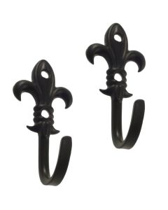 Tieback GIGLIO for curtains, Size: 3cm, Color: Black, Material: Metalic
