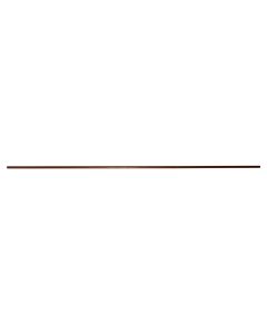 Curtain rod, size: Dia.11x120mm, Color: Teak, Material: Wooden