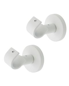 Celing suport for metalic rod, Size: Dia.20mm, Color: White, Material: Metalic