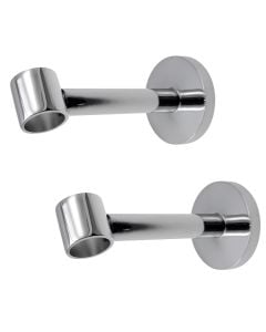 Extensible support for metalic rod, Size: Dia.20mm, Color: Kromuar, Material: Metalic