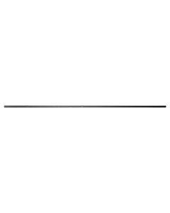 Curtain rod, size: Dia.20mm x 1.6m, Color: Brushed steel, Material: Metalik