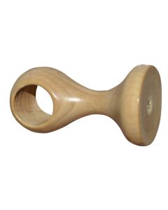 Celing suport for wooden rod, Size: Dia.23mm, Color: Natural, Material: Wood