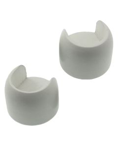 Support for wooden rod, Size: Dia.28mm, Color: White, Material: Wood