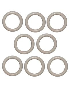 Rings for wooden curtain rod, Size:Dia.45x56mm, Color: Bleached ash, Material: Wooden
