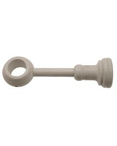 Extensible support for wooden rod, Size: Dia.35mm, Color: Bleached ash, Materiali: Dru