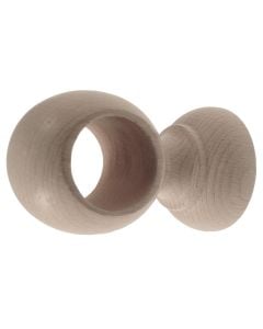 Celing suport for wooden rod, Size: Dia.35mm, Color: Bleached ash, Materiali: Dru