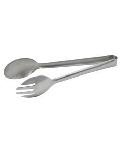 Salad tong, Size: 27 cm, Color: Silver, Material: Inox