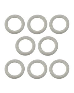 Rings for wooden curtain rod SHABBY, Size:Dia.38x56mm, Color: White, Material: Wooden