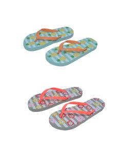 Flip-flops, rubber no-slippery, assorted