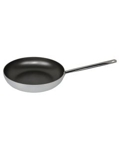 Deep pan with anti-adhesion layer, Size: 36x8 cm, Color: Silver, Material: Aluminium