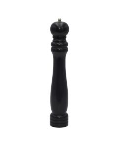 Pepper mill, wood, black, 30 cm