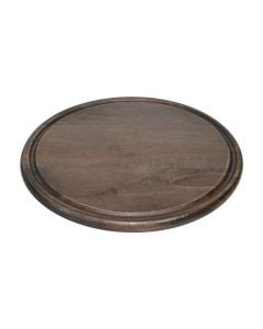 Cutting board pizza, Size: Dia 36 x 2 cm, Color: Brown, Material: Wood