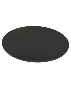 Table top, HPL, black, dia 60 cm